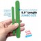 CraftySticks 6 Inch Jumbo Wood Popsicle Sticks for Crafts and STEM Learning
